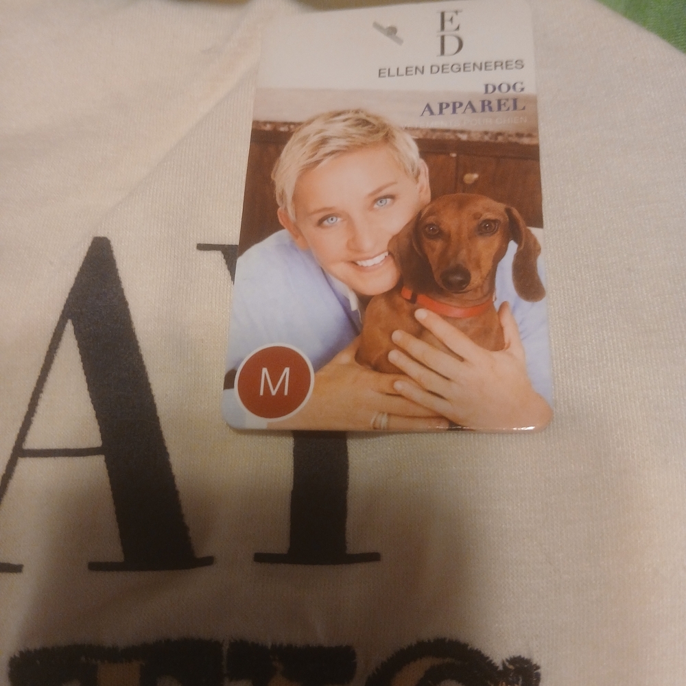 Ellen Degeneres Gray and White Dog Clothing - Picture 3 of 9